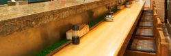 Osaka sushi restaurant Oichi Sushi 大阪大正区の大市寿司の店内