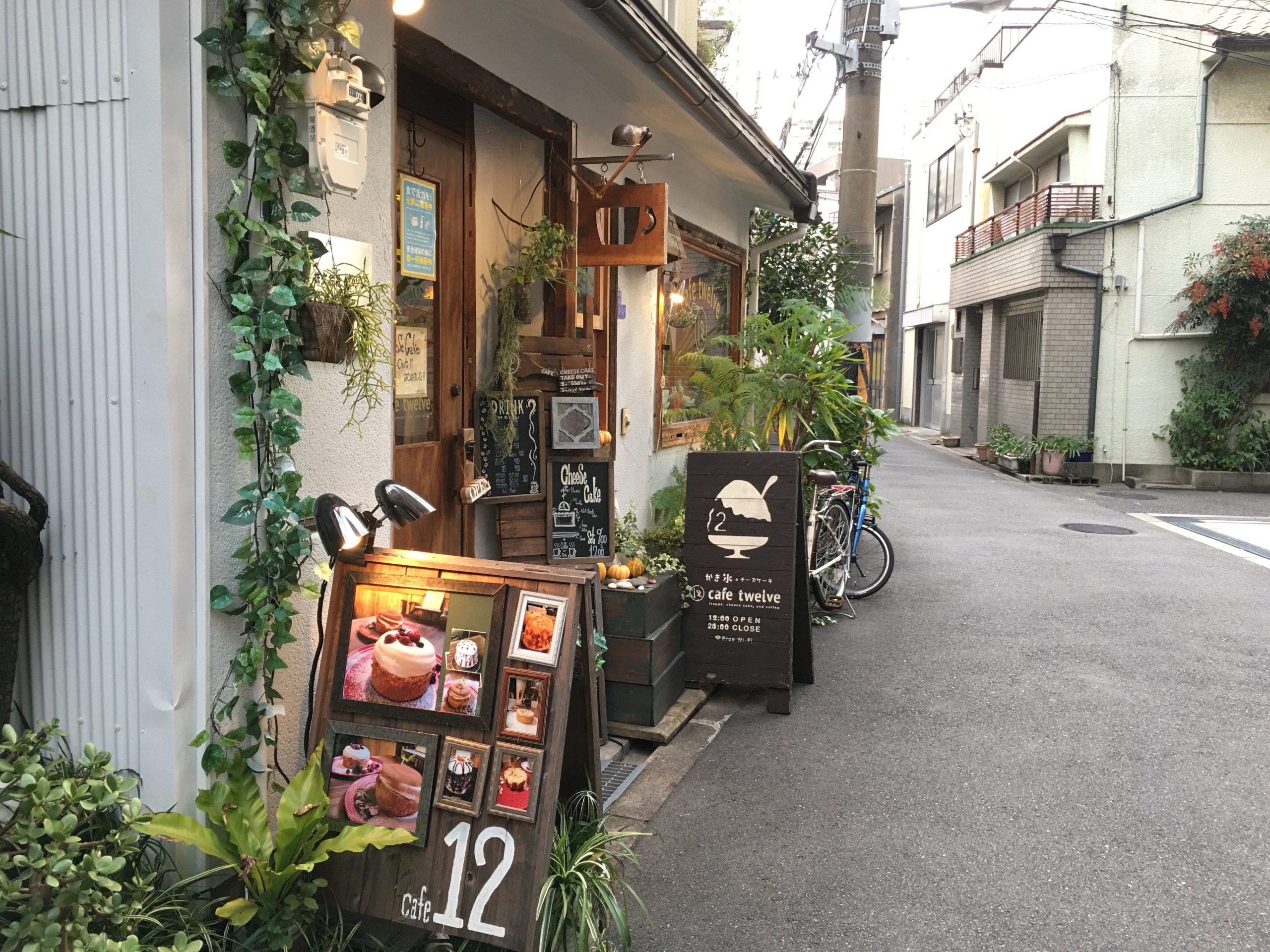 大阪福島にあるかき氷専門店Cafe12
