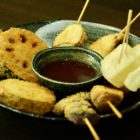 Halal kushikatsu at Matsuri, Japanese Food Restaurant in Osaka