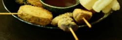 Halal kushikatsu at Matsuri, Japanese Food Restaurant in Osaka