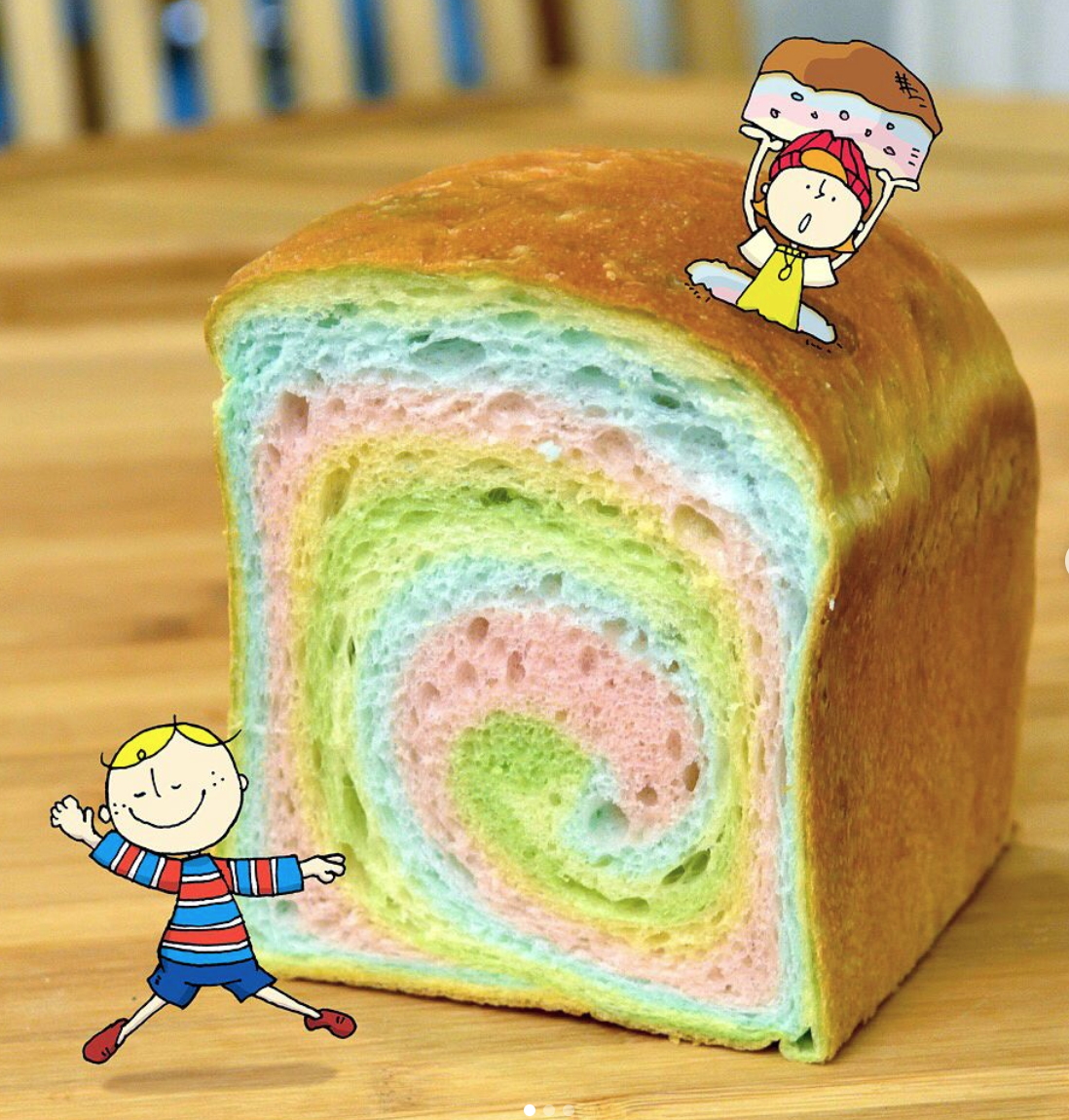 大阪特色美食彩虹面包