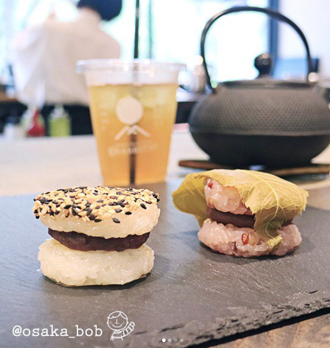 大阪美食可爱甜品汉堡