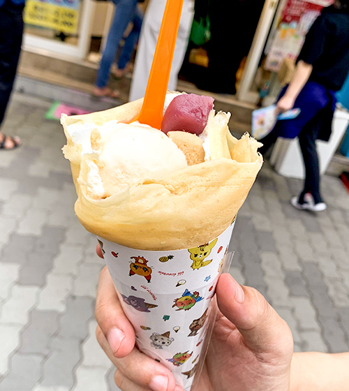 大阪美国村冲绳冰淇淋名店blue seal美式甜点