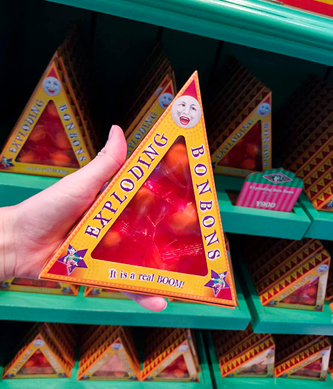 Honedukes exploding bonbons, Universal Studios Japan, Wizarding World of Harry Potter