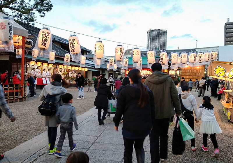 Toka Ebisu festival at Noda Ebisu, Osaka