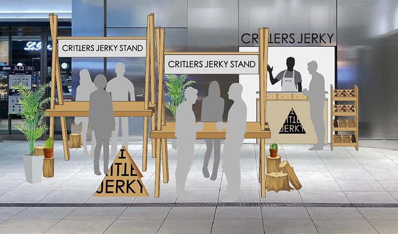 ポップアップストアCRITTERS JERKY STANDの店舗イメージ