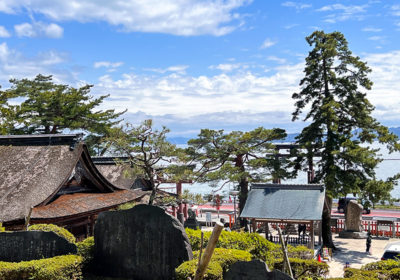 位于琵琶湖上的鸟居⛩️<br>神秘的白须神社
