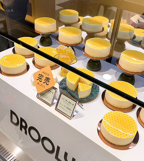 阪神梅田本店DROOLY（ドローリー）のハニーチーズケーキ