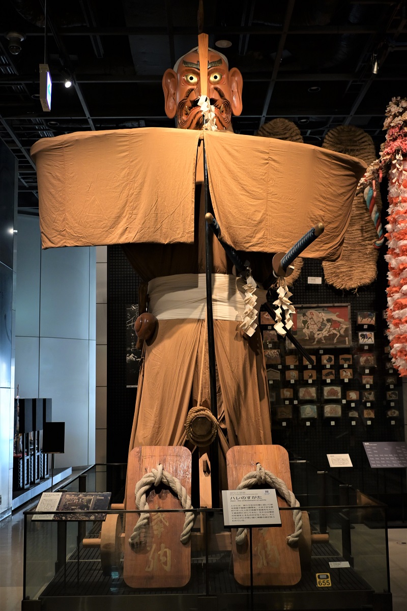 国立民族学博物館で展示されている日本コーナー