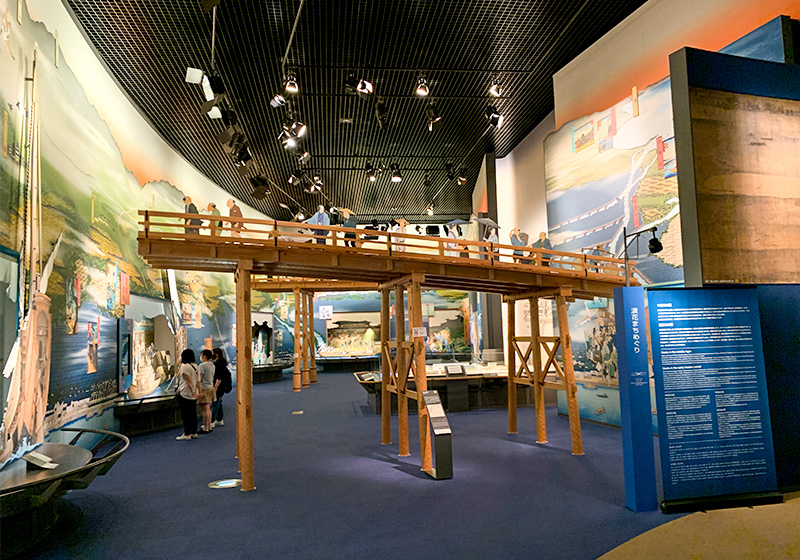 大阪歴史博物館の９階中世近世フロア