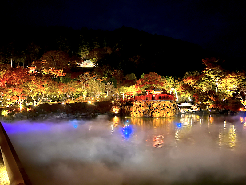 勝尾寺ー美しい池
