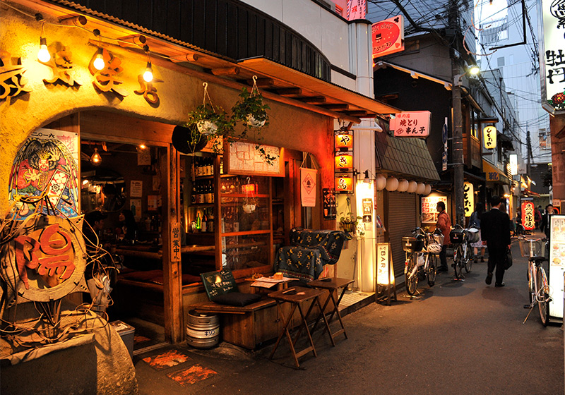大阪の裏なんばにある炭焼笑店「陽」