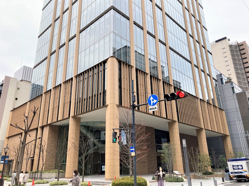 田辺三菱製薬の本社ビル