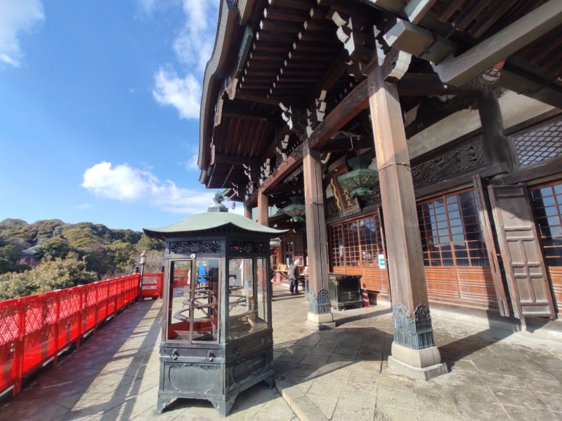 butai at Shigisan Temple's main hall