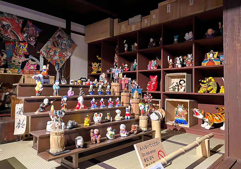 大阪くらしの今昔館の「大坂町三丁目」フロアの人形屋