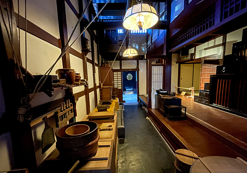 traditional Japanese house and furniture at Osaka Museum of Housing and Living