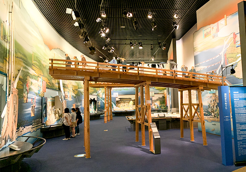 Osaka Museum of History water city exhibit