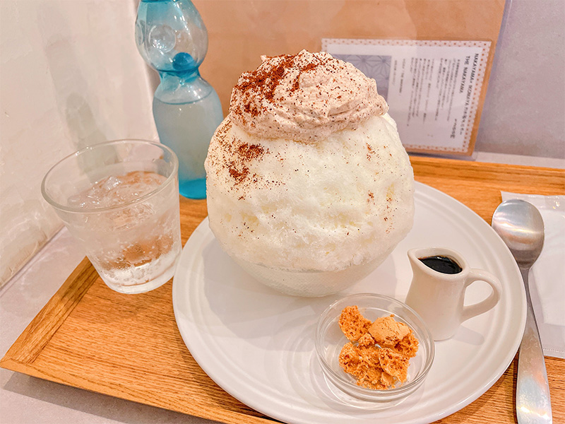 中山珈琲焙煎所とのコラボかき氷「THE　NAKAYAMA」