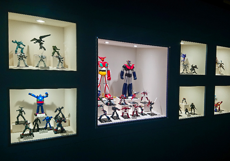 海洋堂フィギュアミュージアム　ミライザ大阪城に展示されているマジンガーZなど鉄人もの