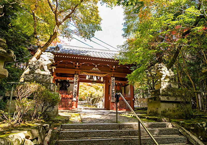 山岳信仰ゆかりの寺院でもある神峰山寺