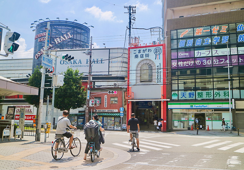 駒川商店街北側