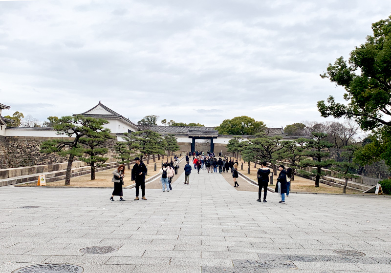 Otemon Gate at Osaka Castle Park