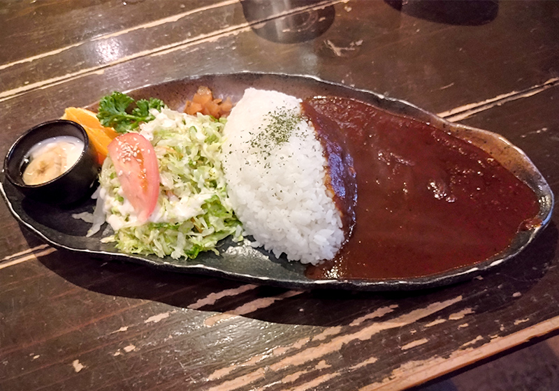 カフェ婆沙羅かえる堂人気のカレー