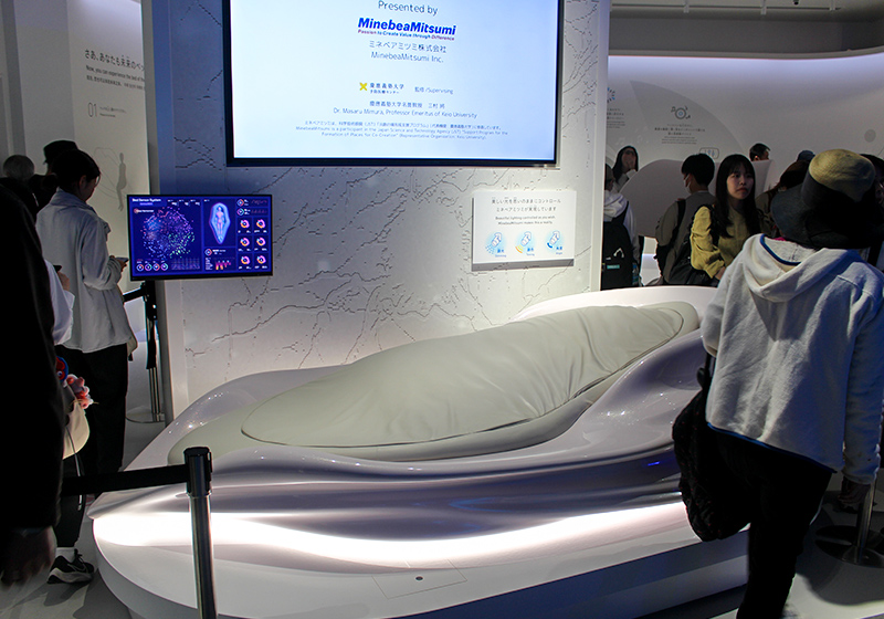 PASONA NATUREVERSEで展示している「未来の眠り」