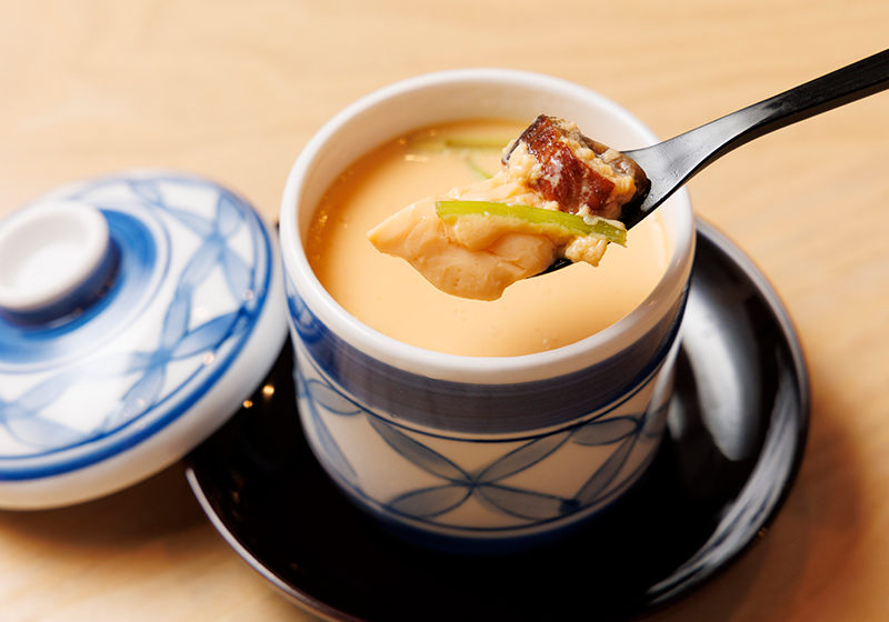 うなぎ万蔵の茶碗蒸し