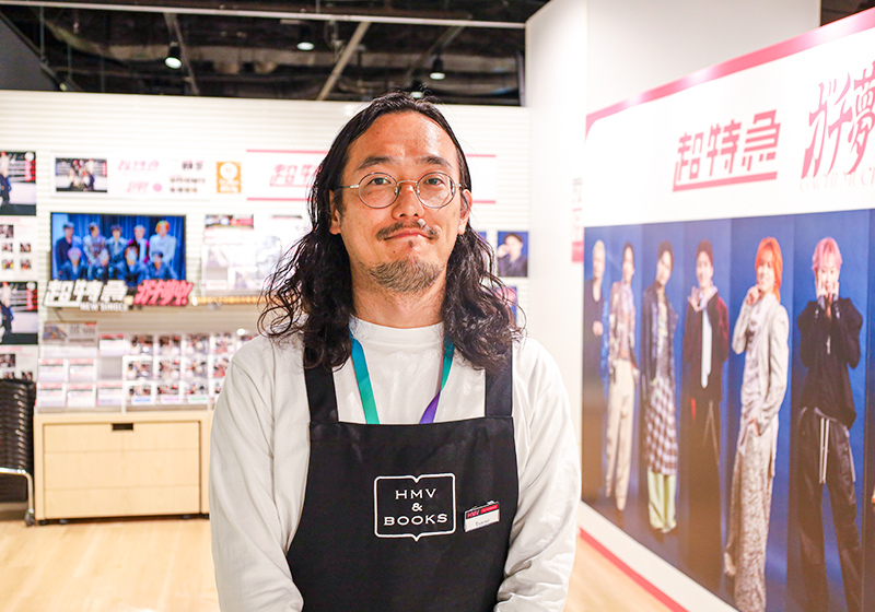 HMV&BOOK NAMBAの店長 田上店長